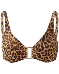 Melissa Odabash - Bel Air Leopard-Print Bikini Top - Lyst