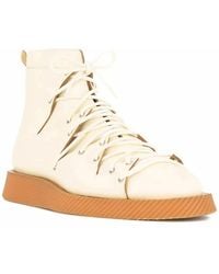 Jil Sander - Lace-Up Leather Boots - Lyst
