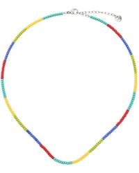 COLLANINE COLORATE - Colorblock Beaded Necklace - Lyst