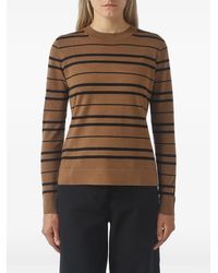Max Mara - Striped Crew-Neck Sweater - Lyst