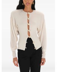 MANURI - Aura Top Met Knoopsluiting - Lyst