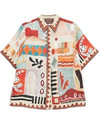 ALÉMAIS - Michelle Abstract-Print Shirt - Lyst