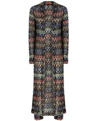 Missoni - Cardigan Slim En Viscose À Motif En Dentelle - Lyst