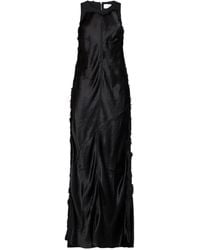 Haikure - Frayed-Insert Bias-Cut Dress - Lyst