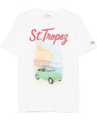 MC2 Saint Barth - Graphic-Print T-Shirt - Lyst