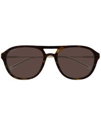 Gucci - Low-Nose-Bridge Fit Navigator Sunglasses - Lyst