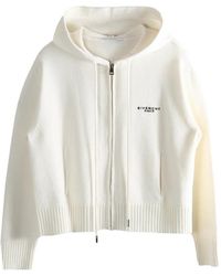 Givenchy - Cárdigan Con Capucha Y Cremallera - Lyst