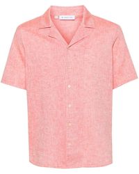 Manuel Ritz - Camp-collar Short-sleeve Shirt - Lyst