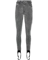 DIESEL - Slandy Stirrup Skinny Jeans - Lyst