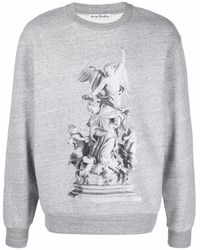 Acne Studios - Sweatshirt mit grafischem Print - Lyst