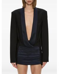Christopher Esber - Robe Courte À Empiècements Contrastants - Lyst
