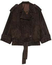 Salvatore Santoro - Double-Breasted Suede Jacket - Lyst