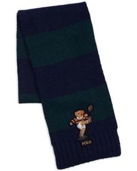 Polo Ralph Lauren - Rugby Polo Bear Colourblock Scarf - Lyst