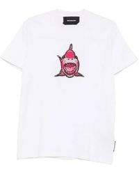 Marco Bologna - Bead-Embellished Shark T-Shirt - Lyst