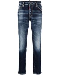 DSquared² - Tief sitzende Straight-Leg-Jeans - Lyst