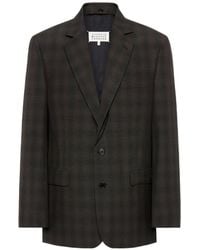 Maison Margiela - Virgin Wool Single-Breasted Blazer - Lyst