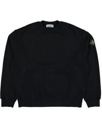 Stone Island - Compass-Badge Crew-Neck Sweatshirt - Lyst
