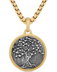 David Yurman - 18Kt And Sterling Life And Death Duality Amulet (30Mm) - Lyst