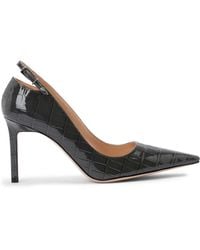 Tom Ford - 85Mm Angelina Croc-Embossed Leather Pumps - Lyst