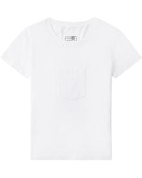 MM6 by Maison Margiela - Pocket-Detail T-Shirt - Lyst