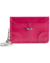Zadig & Voltaire - Sunny Pass Leather Cardholder - Lyst