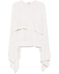 TOTEME - Cape-Pullover Aus Bouclé - Lyst