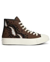 Converse - Chuck Taylor All Star Woven Leather Sneakers - Lyst