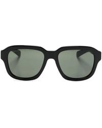 Gucci - Logo-Print Oversize Sunglasses - Lyst