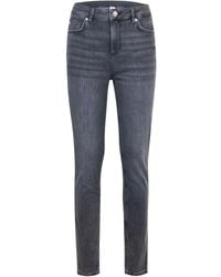 Liu Jo - Logo-Plaque Jeans - Lyst