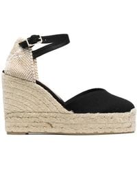 Castañer - 100Mm Buckle-Fastening Platform Espadrilles - Lyst