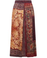 Pierre Louis Mascia - Geometric-Pattern Maxi Skirt - Lyst