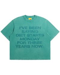 DIET STARTS MONDAY - T-Shirt À Slogan Imprimé - Lyst