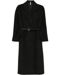 Imperial - Belted Double-Breasted Coat - Lyst