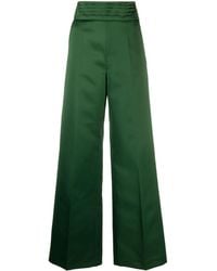 Viktor & Rolf - Pleat-detailing High-waist Tailored Trousers - Lyst