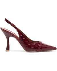 Malone Souliers - Jama 90mm Crocodile-embossed Leather Pumps - Lyst