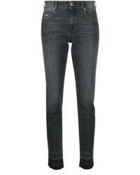 Versace Jeans Couture - Logo-Patch Skinny Jeans - Lyst