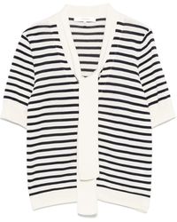 FRAME - Cardigan À Rayures - Lyst