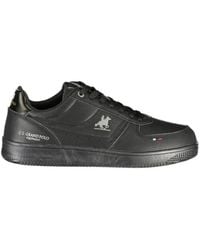 U.S. Grand - Logo-Print Panelled Sneakers - Lyst
