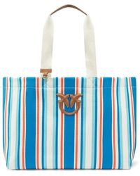Pinko - Logo-Patch Tote Bag - Lyst