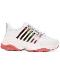 DSquared² - Multi-striped Low-top Chunky Sneakers - Lyst