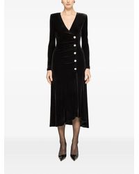 donna floral midi dress Donna Ricco Floral Tie Neck Midi Dress