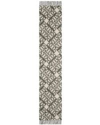 Tory Burch - Logo-Pattern Fringed Scarf - Lyst