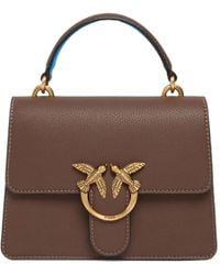 Pinko - Mini Love Bag Top Handle Light Handbag - Lyst