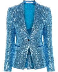 Tagliatore - Sequined Single-Breasted Jacket - Lyst