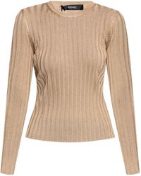Versace - Ribbed Long-Sleeve Top - Lyst