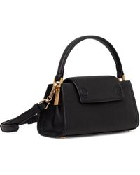 KARL LAGERFELD - Logo-Plaque Leather Shoulder Bag - Lyst