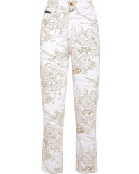 Philipp Plein - Jeans Met Print - Lyst
