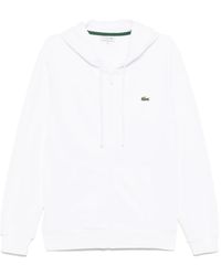 Lacoste - Zipped Fleece Sweatshirt - Lyst