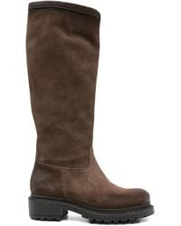 METISSE - 40Mm Suede Leather Knee-High Boots - Lyst