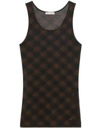 Ami Paris - Top Mit Logo-Stickerei - Lyst